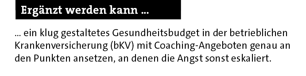 Erg nzt werden kann …,… ein klug gestaltetes Gesundheitsbudget in der betrieblichen Krankenversicherung (bKV) mit Coa...