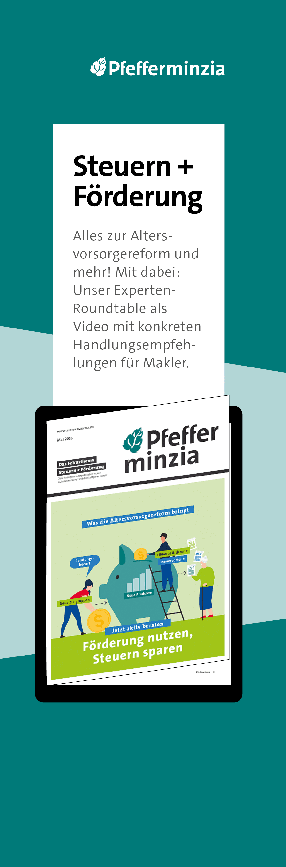 Alles zur Alters­vorsorgereform und mehr! Mit dabei: Unser Experten Roundtable als Video mit konkreten Handlungsempfe...
